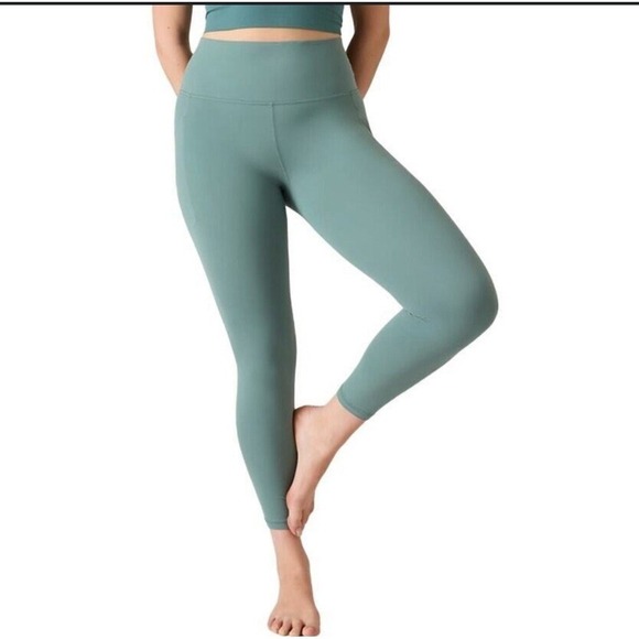 Athleta Pants - Athleta High Rise Elation 7/8 Tight Leggings Green Activewear Womens Size S